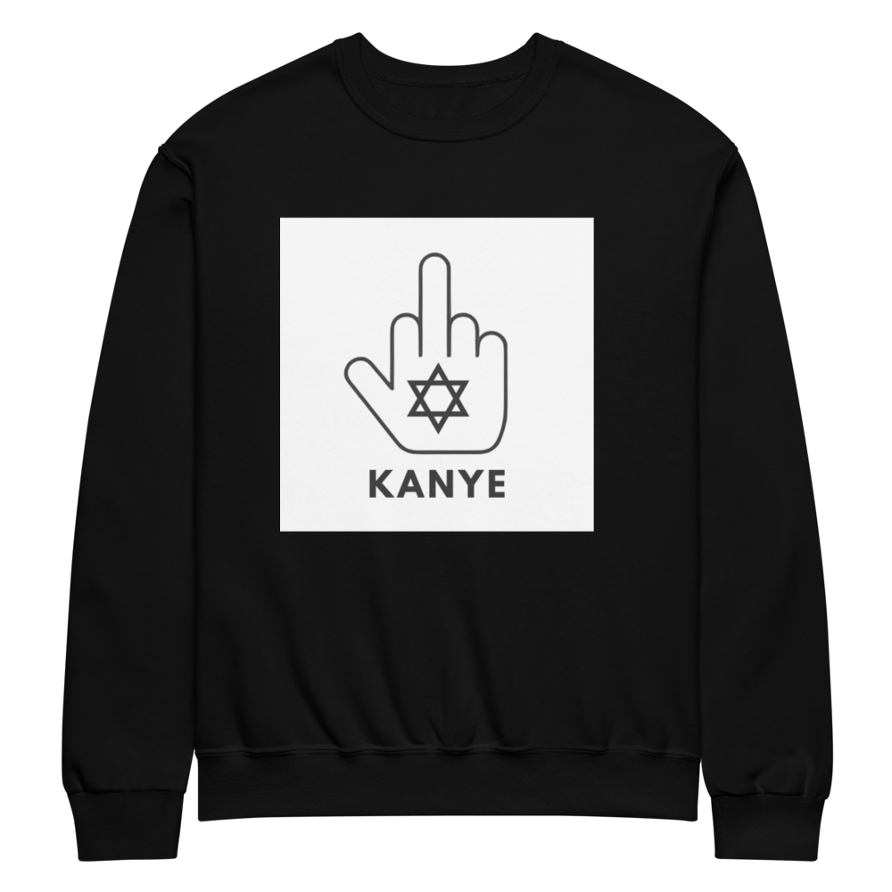 F*CK KANYE Unisex Premium Sweatshirt (white)